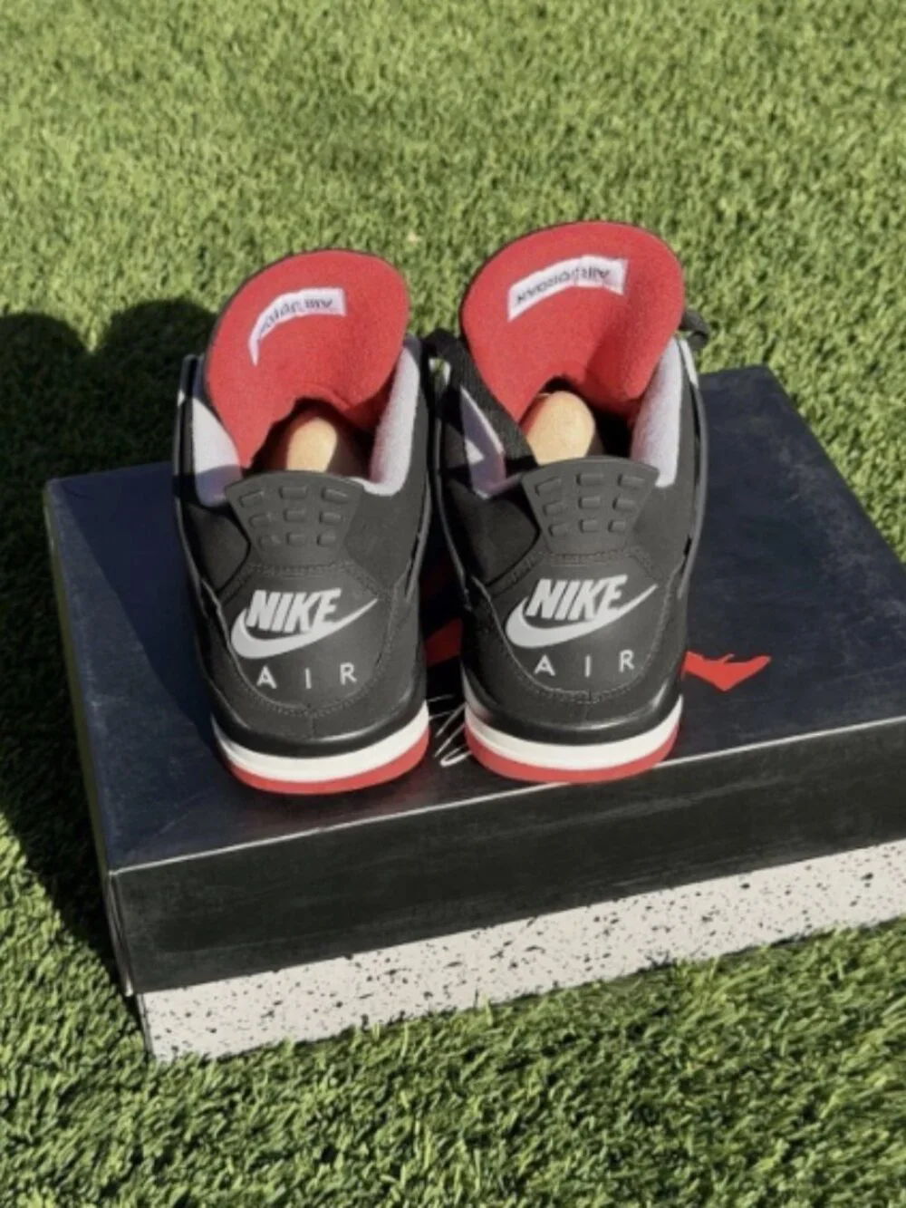 Nike Air Jordan 4 Bred OG Retro Red Black Men’s Shoe